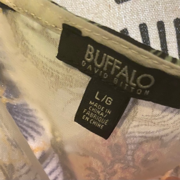 Buffalo Jeans Kerry Butterfly print maxi-dress SZ L - Picture 6 of 7